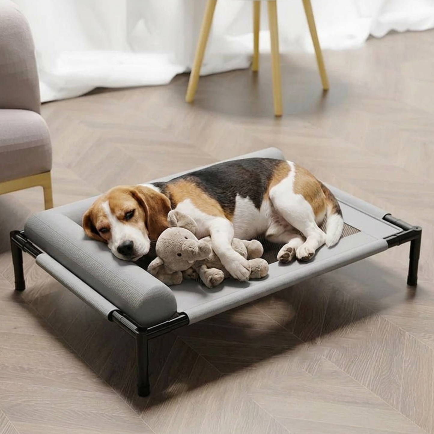 Lit pour chien surélevé respirant et confortable