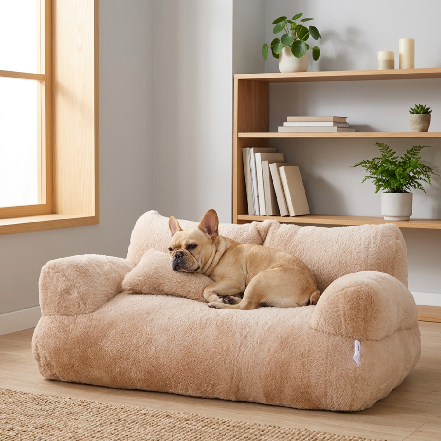 Canapé pour chien version beige