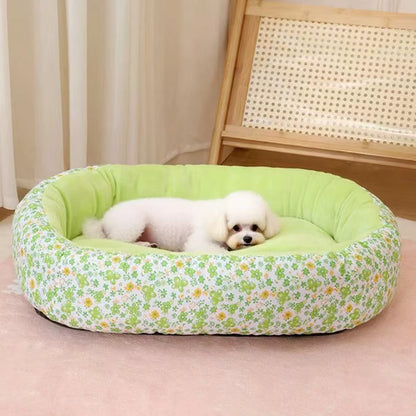 coussin chien confort optimal vert