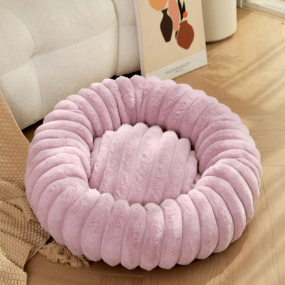 coussin pour chien coloris mauve