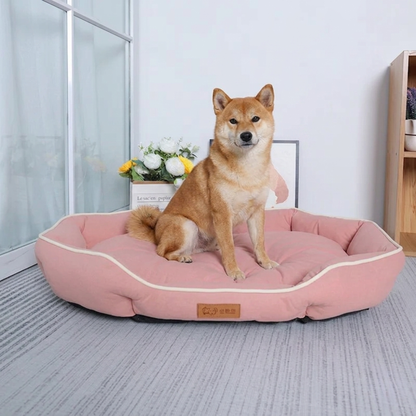 Lit pour chien coloris rose