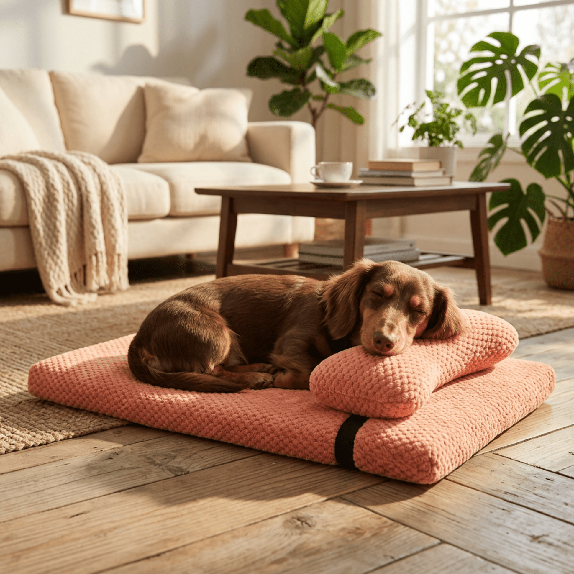 Lit pour chien moelleux à mémoire de forme - Royal toutou