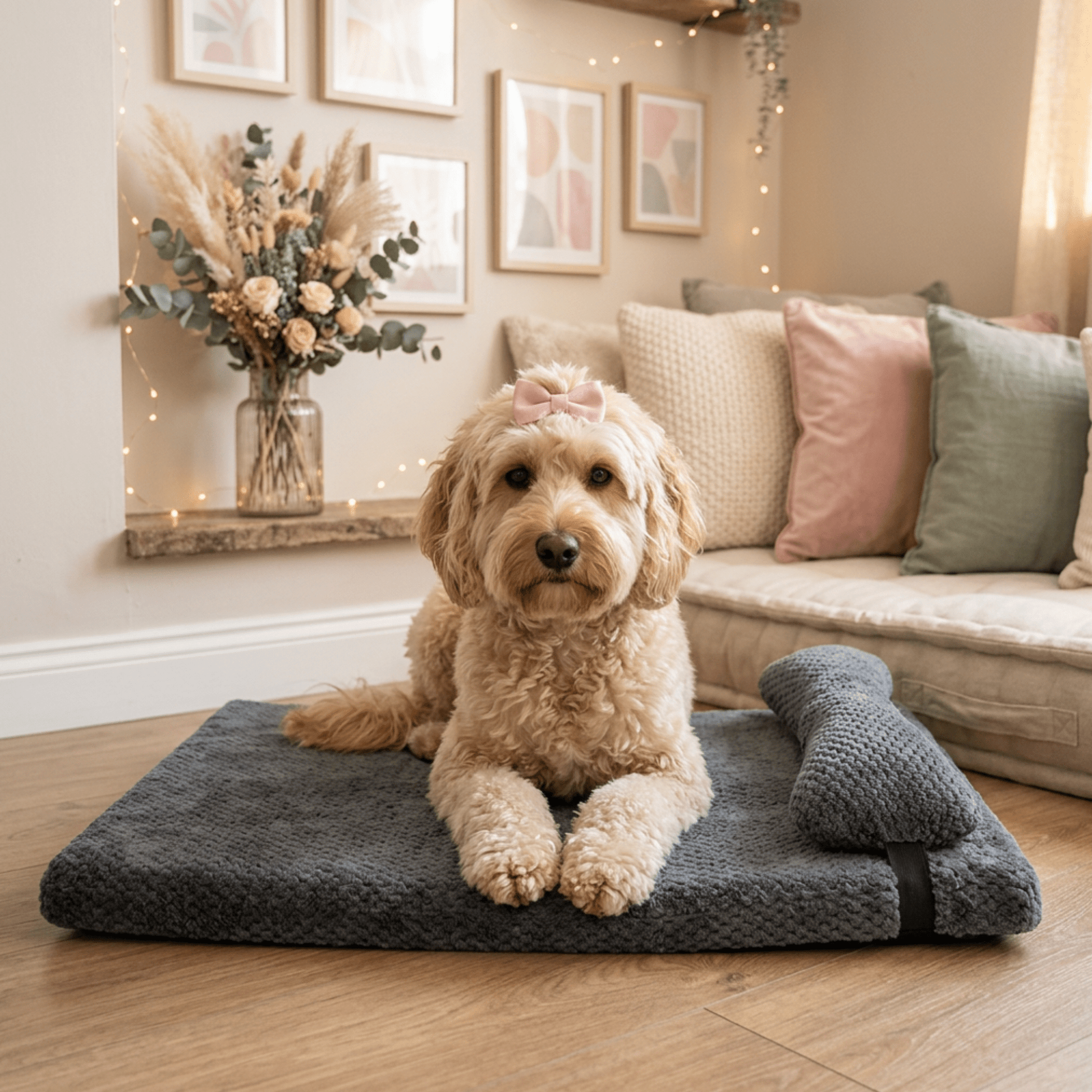 Lit pour chien moelleux à mémoire de forme - Royal toutou