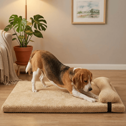 Lit pour chien moelleux à mémoire de forme - Royal toutou