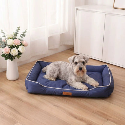 Panier chien avec fox terrier