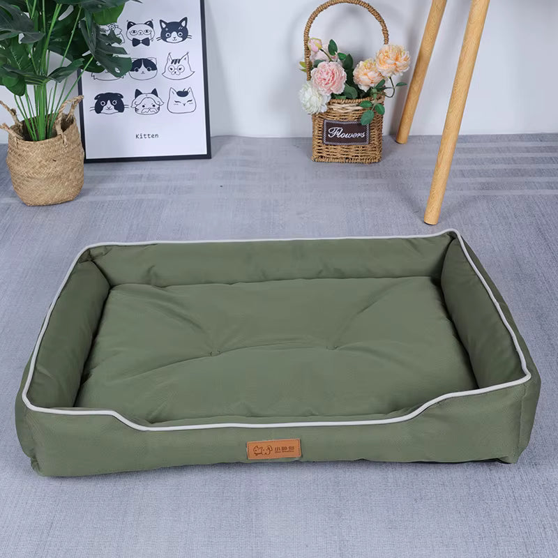 Panier chien coloris vert