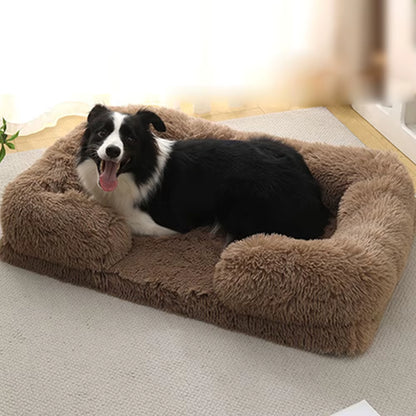Panier chien border collie couché