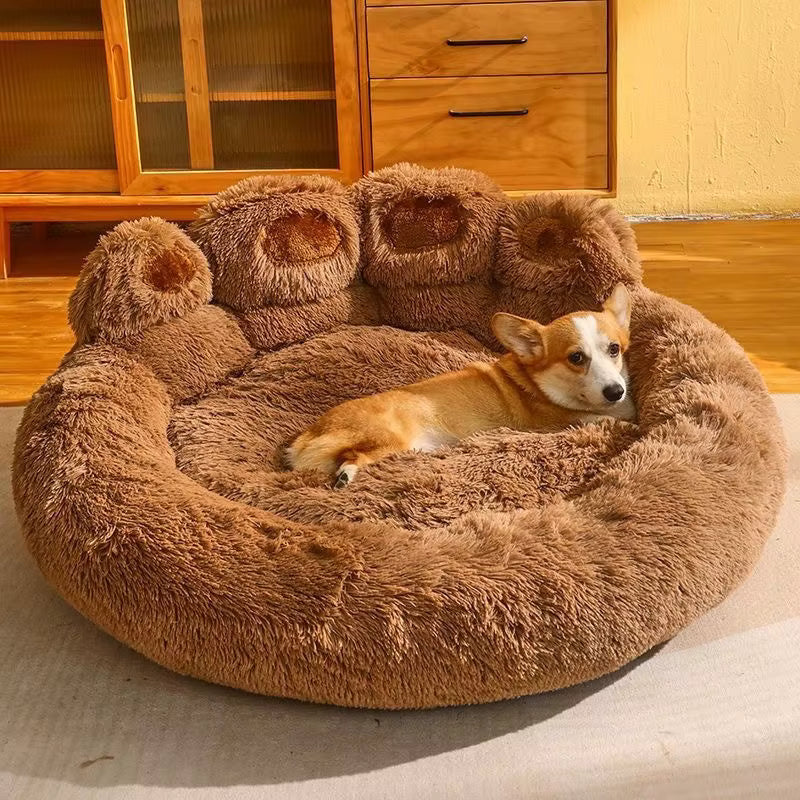 Panier pour chien allongé