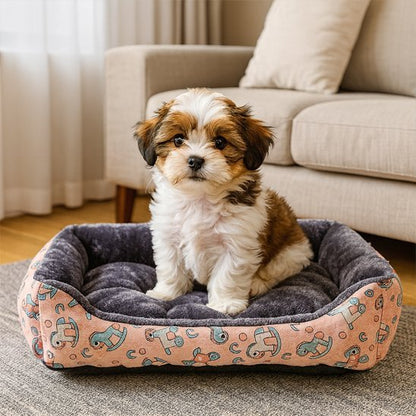 Panier pour chien avec un choit shih tzu