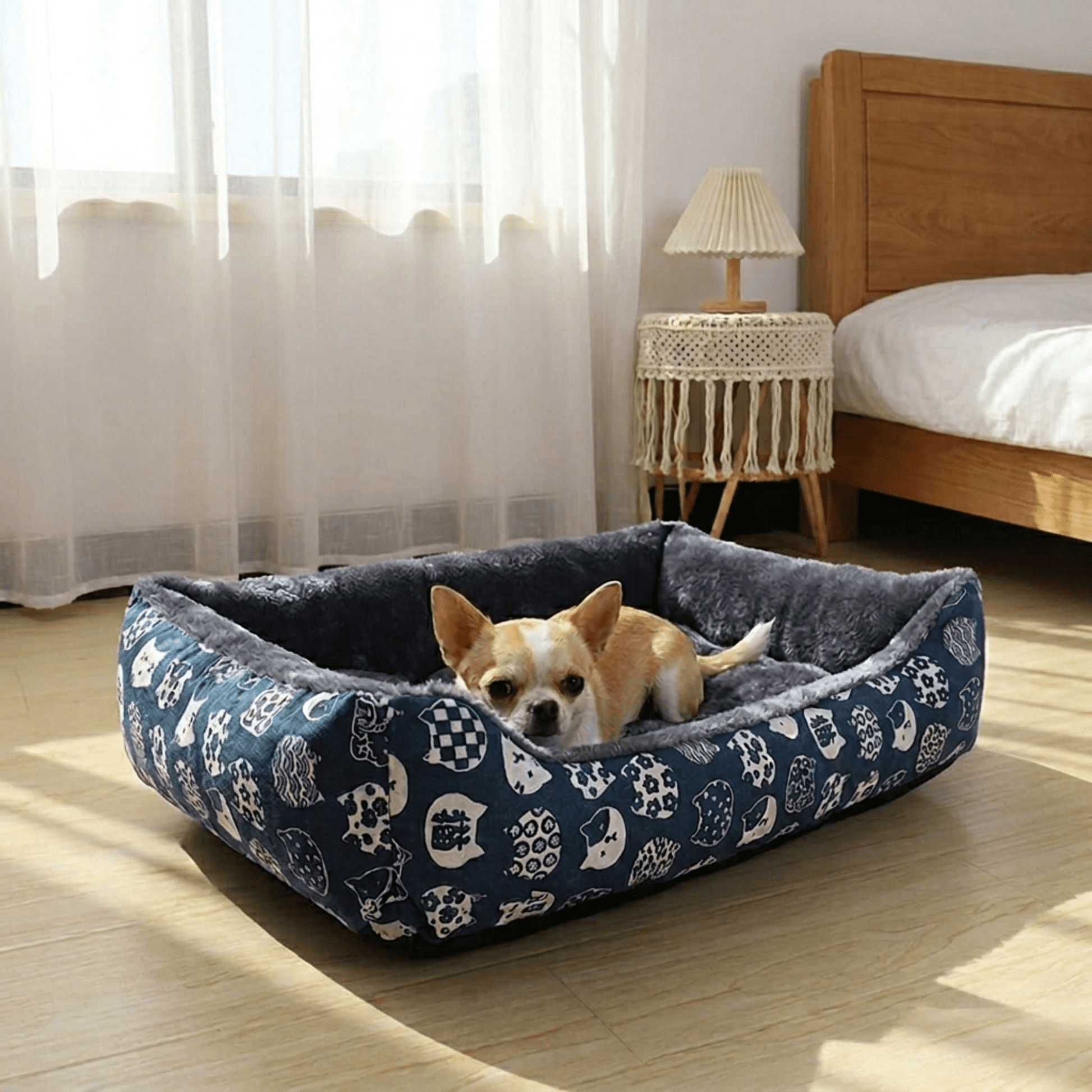 Panier pour chien | Canapé douillet et apaisant - Royal toutou