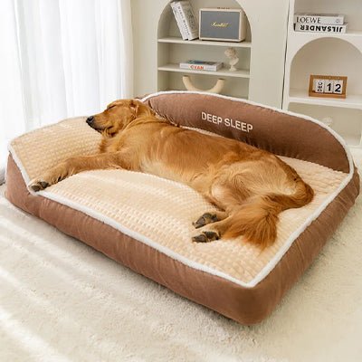 Panier pour chien coloris marron