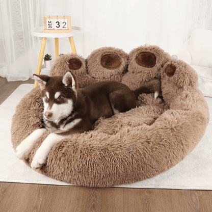 Panier pour chien coloris marron
