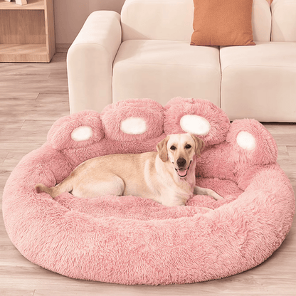 Panier pour chien coloris rose